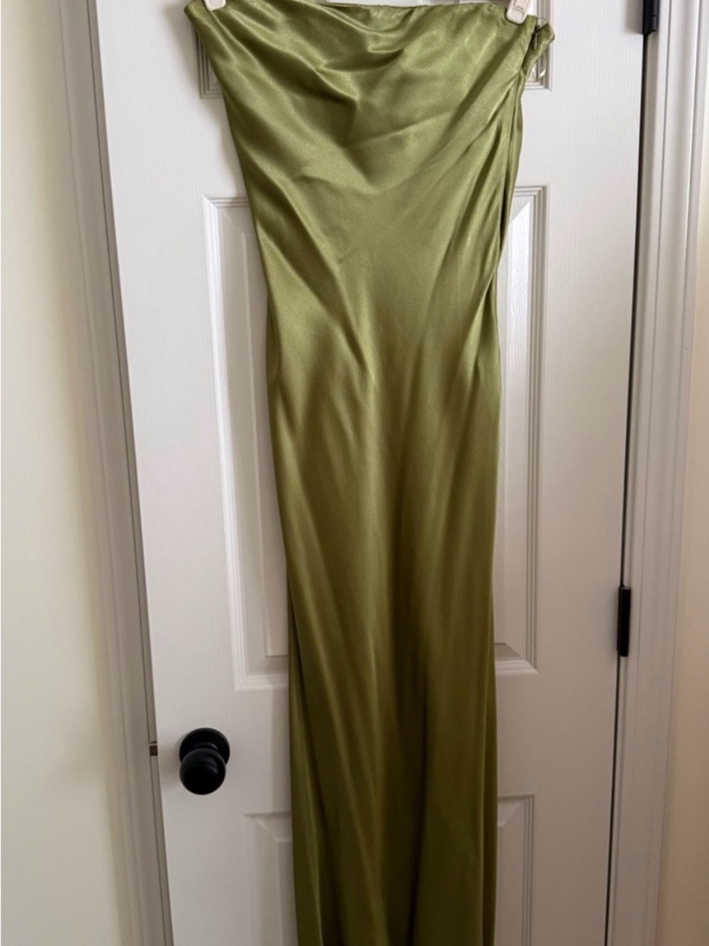 REVOLVE SNYDS Strapless Olive Midi dress - Picture 5 of 6